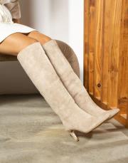 lima süet çizme bej