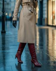 nairobi deri çizme bordo 12