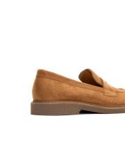 vega bant detaylı süet kadın loafer taba 4