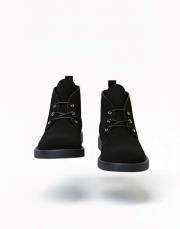 nox bağcıklı süet kadın bot siyah 9