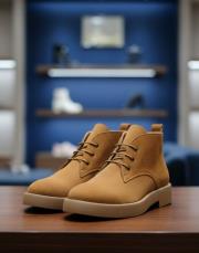 nox bağcıklı süet kadın bot taba 7