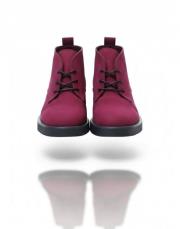 nox bağcıklı süet kadın bot bordo 7