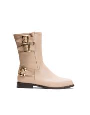 aria toka aksesuar detaylı kadın bot bej