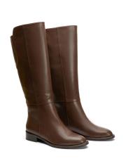 andes oval burun binici kadın çizme kahve