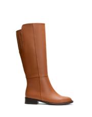 andes oval burun binici kadın çizme taba 2