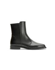 hawk küt burun fermuarlı kadın bot siyah 2