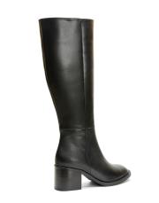 blaze oval burun fermuarlı kadın çizme siyah 3