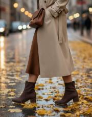 limoges süet kadın bot kahve 7