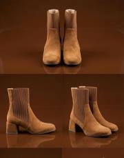 limoges süet kadın bot taba 4