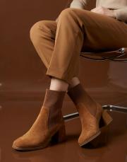 limoges süet kadın bot taba 6