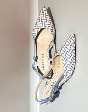 rosa geometrik desen textil mağzeme pino topuk mavi 2