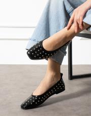 aça trok detaylı küt burun kadın babet siyah 2