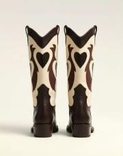 kalamiti kovboy küt burun çizme acı kahve acı kahve 4