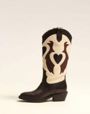 kalamiti kovboy küt burun çizme acı kahve acı kahve 5