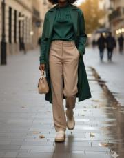 alvi kapsül detaylı bantlı kadın loafer- bej 3