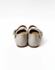 111 yuvarlak burun toka ve psifiyonk detaylı ten deri babet ten 2