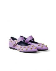 112 sivri burun toka ve trok detaylı lila deri babet lila 3